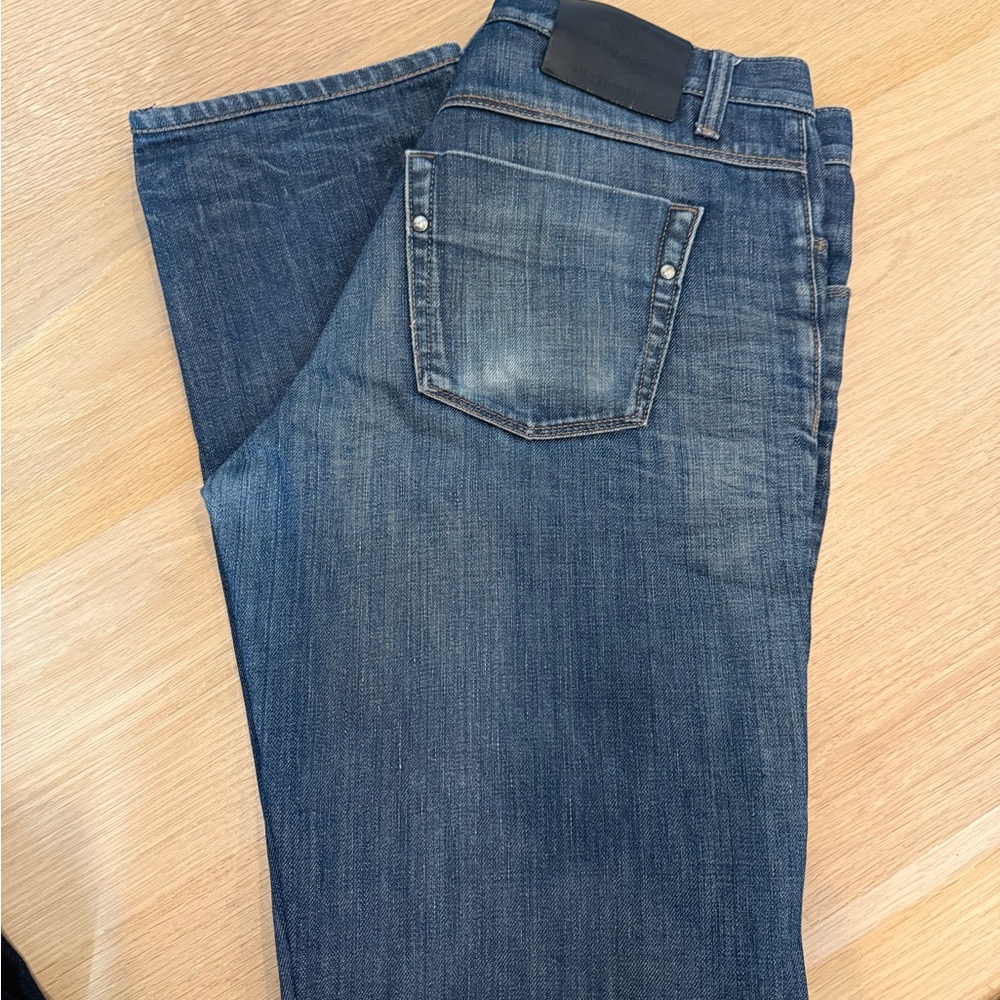 Gucci Blue Straight Jeans Classic Style
